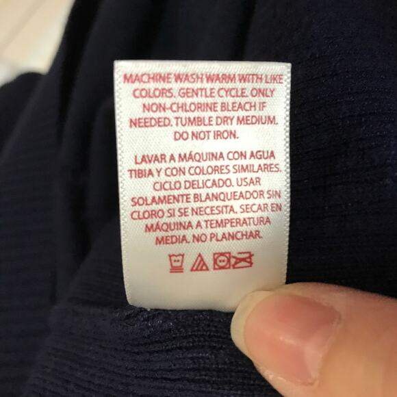 Faded Glory Blue Sapphire V-neck Long Sleeve Cardigan Knit Sweater XL - Picture 5 of 7